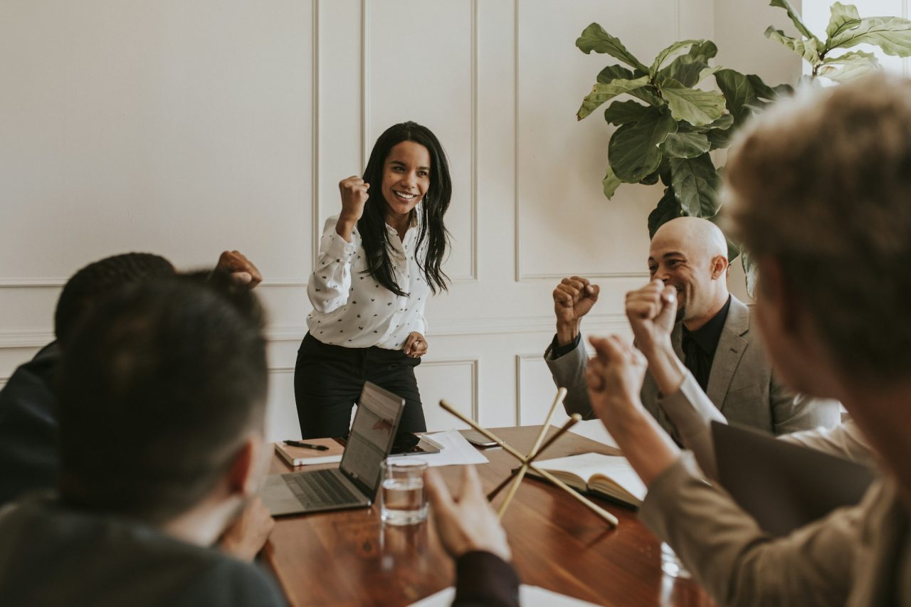 Business team having a meeting